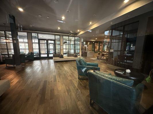 This is the main Club House area where you can also grab a cup of coffee