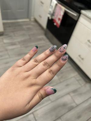 My left hand with what I revived.