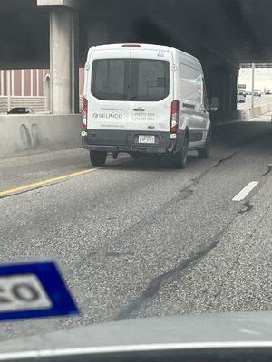 He was going about 70mph+ from what I can tell. All while weaving through the passing and the right lanes and the shoulder