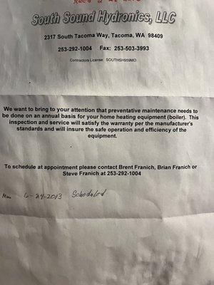 Franich Plumbing, Ltd