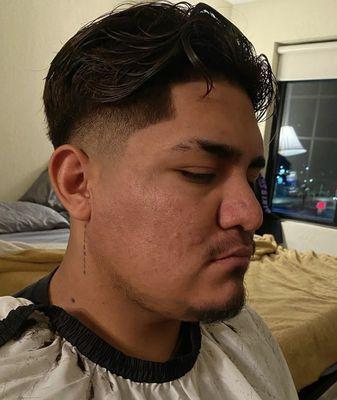 lineup from scratch and mid fade