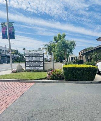 Located in the Peppertree Plaza