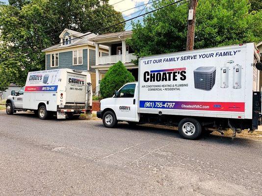 Choate's HVAC and Plumbing, for 60+ years serving the midsouth.