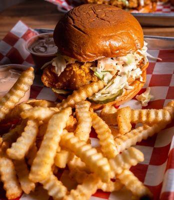 Fried chicken sandwich the best I've had and I got spiciest level of heat called reaper