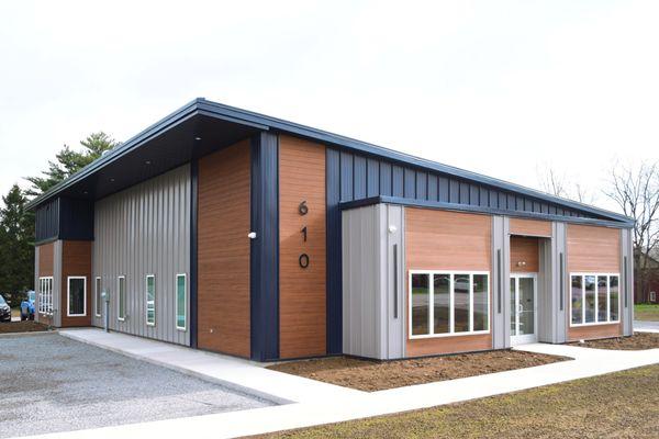 Exterior of new building!