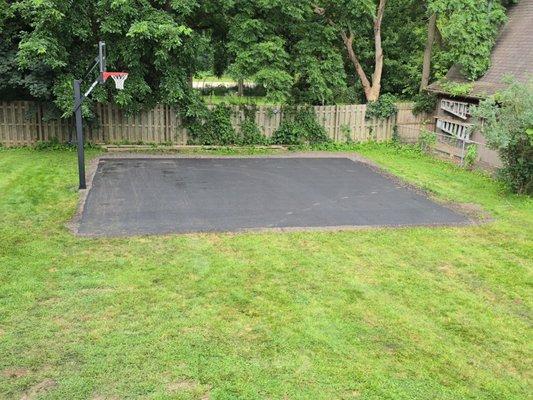 Lines weren't added since a tile system will be placed on top