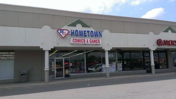 Convenient parking in front of store.