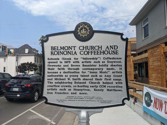 Contemporary Christian Music Historical Marker