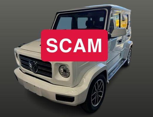 Scam G wagon that Anwar Farrell claims to have