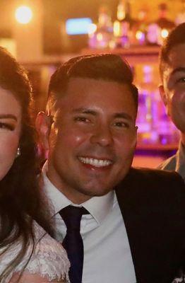 After the teeth and facial treatments, I went to a wedding.