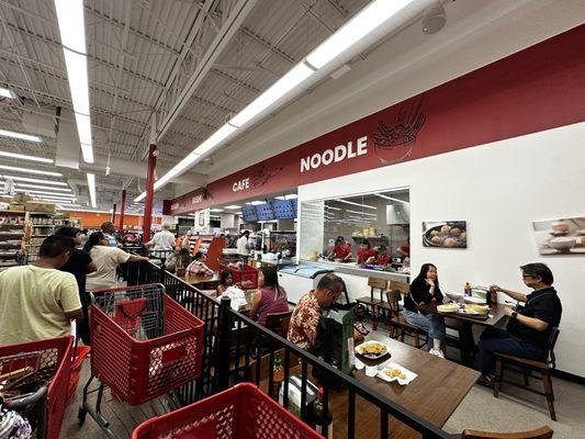 Dining area. They only have like 10 tables.
