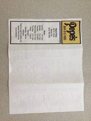 Pepe's Pizza Carry-Out