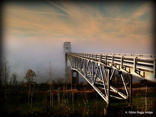 foggy early morning making Chester Bridge
Beautiful!!!