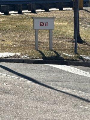 exit sign