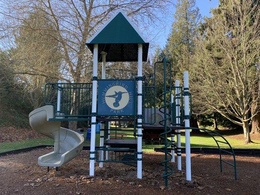 Play piece even has a park sign, Tuesday 28 January 2025.