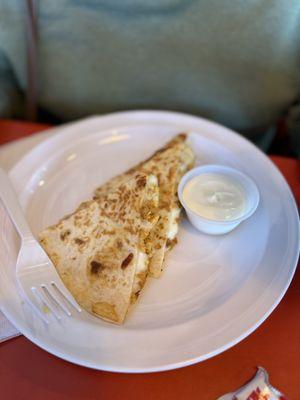 Chicken quesadilla