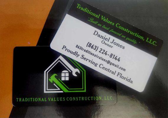 Traditional Values Construction