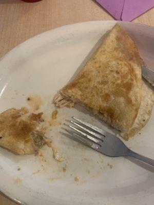 Chicken & Cheese Quesadilla