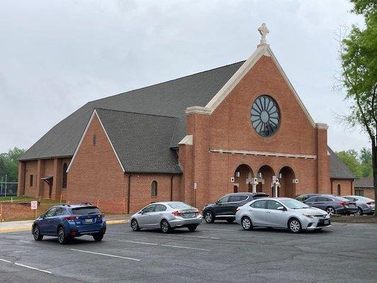 Exterior of new sanctuary