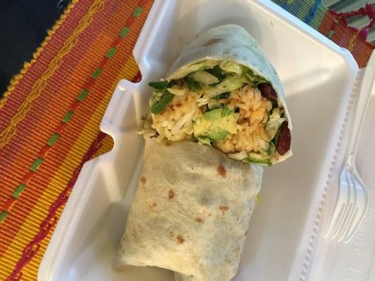 Veggie burrito