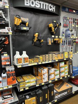 Bostitch nail guns and nails!