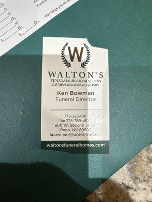Business card