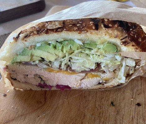 one of Carp Kitchen's amazing sandwiches .