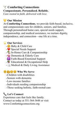 Comforting Connections