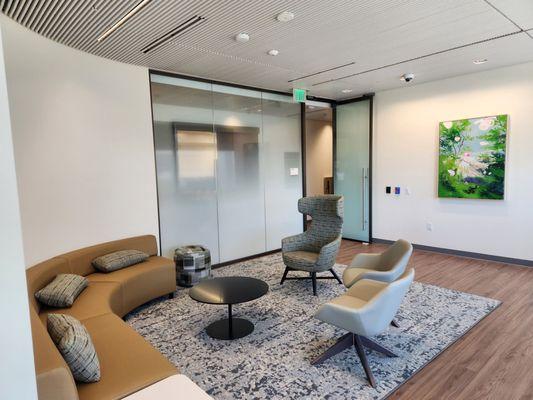 Interior waiting area on the 3rd floor South Lobby.