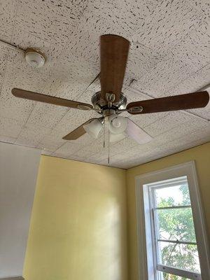 New ceiling fan