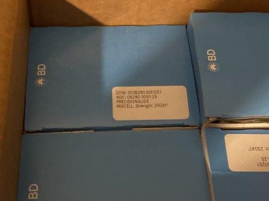 4 boxes of needles no Syringes. You all suck so bad Are you a real pharmacy