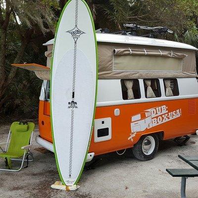 SUP + Dub Box Camper = love forever!!!!