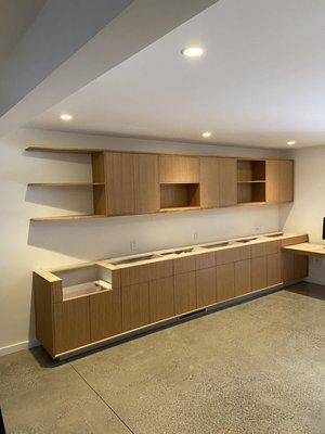 Multi-use storage in rift white oak