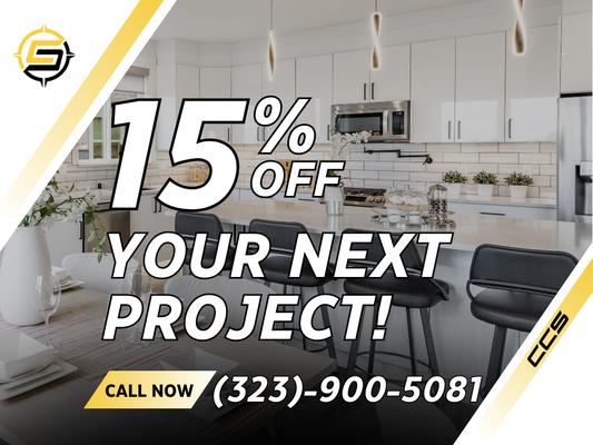15% off Your Next Project!