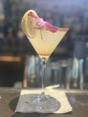 This is a peach lemon drop made by Sara 10/10