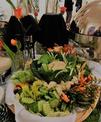 Vegetable Crudite with Hummus