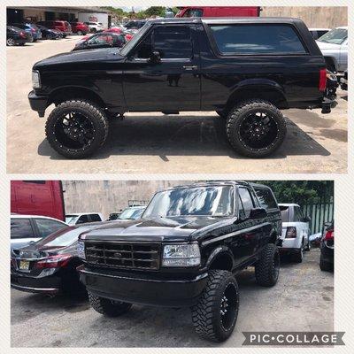 Complete restoration of a Ford Bronco