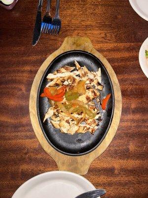 Chicken fajitas