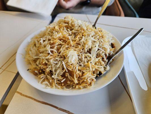 Goat biryani
