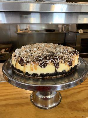 Samoa cheesecake