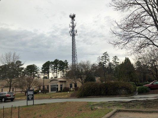 WUNC office near the Friday Centet