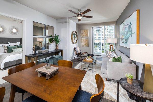 Model Slate Finish Package Living room