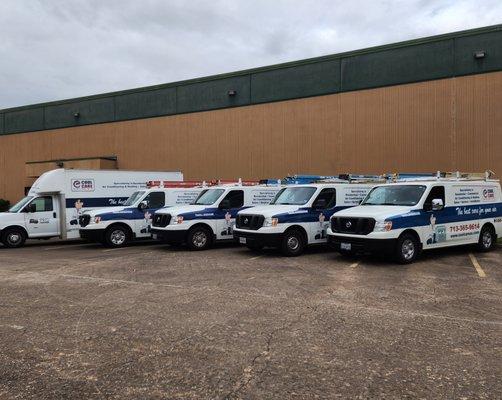Full Fleet ready to take care of all your HVAC service, repair and replacement needs