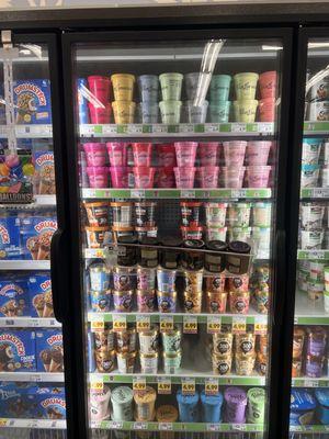 Ice cream selection