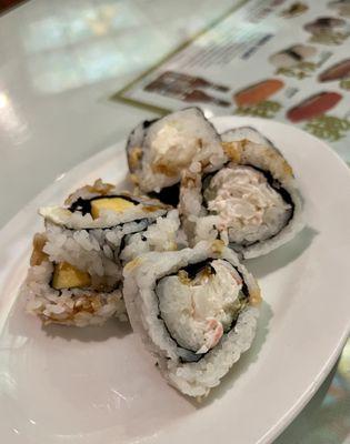 Buffet sushi. The only options.