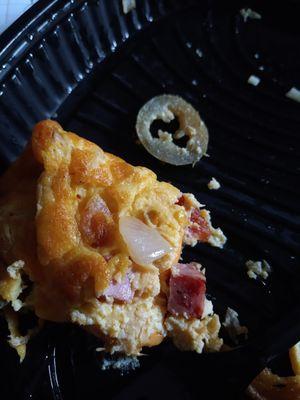 My omelette with the peppers