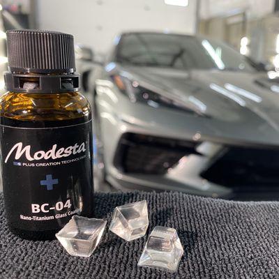 Modesta BC04 Ceramic Coating for another C8 Corvette!