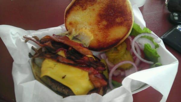 Bacon cheese burger