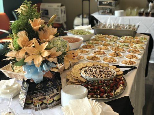 Homemade crab mouse with some chicken baked Campanelle