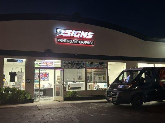 Banners Tshirts Decals Commercial signs